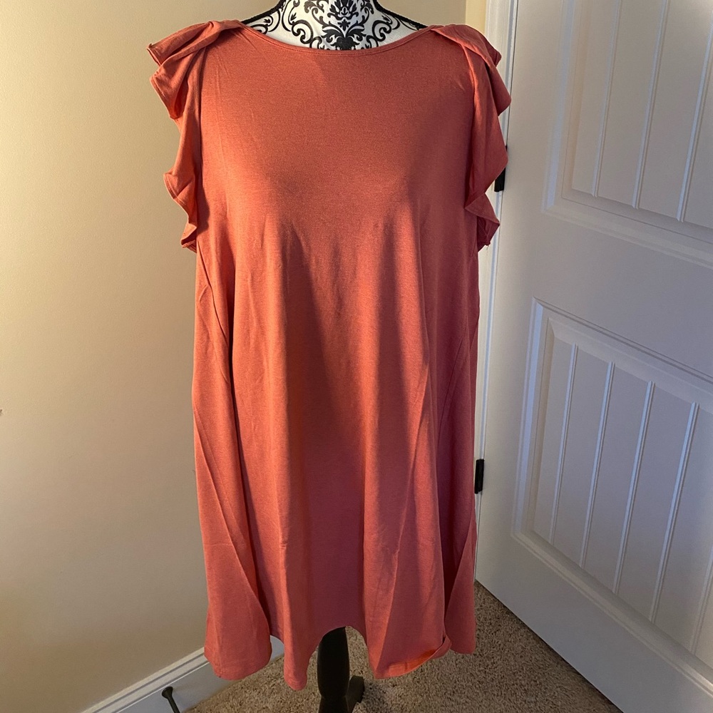 🌸Loft Ruffle Swing Dress - Picture 4 of 4